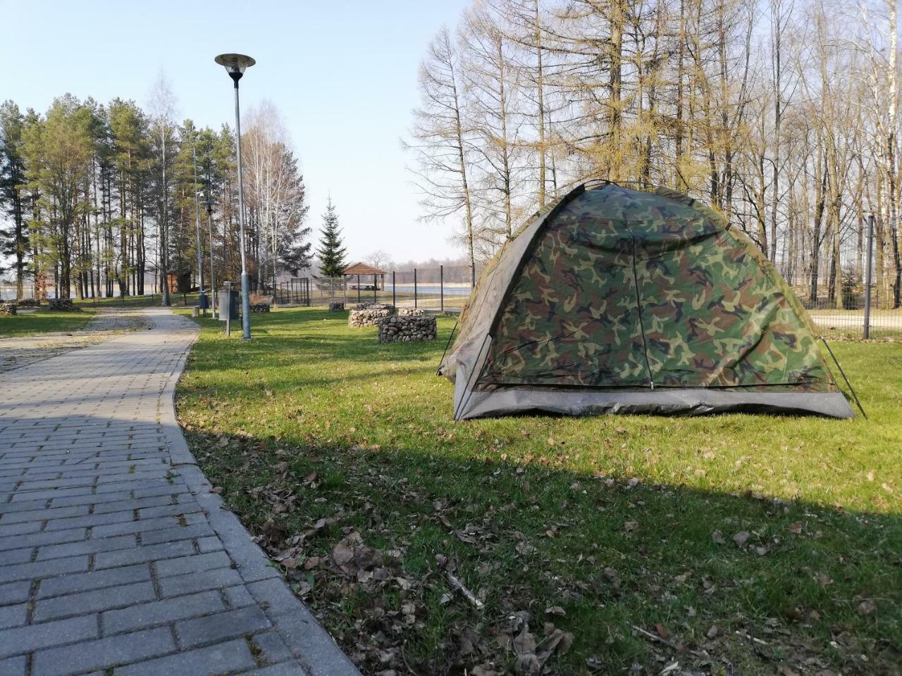 Отель Birzai Camping Экстерьер фото